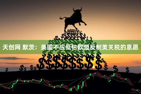 天创网 默茨：美国不应低估欧盟反制美关税的意愿
