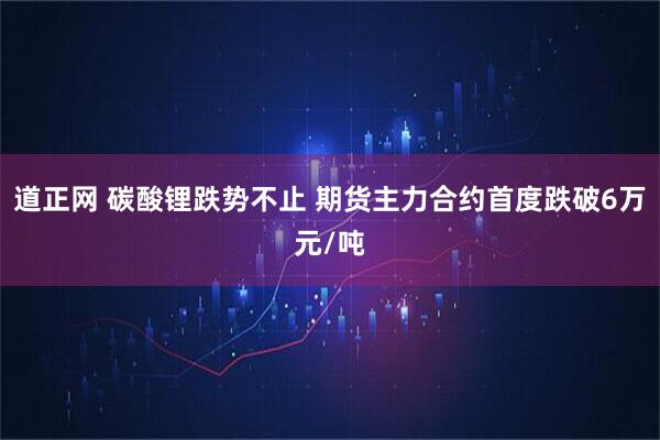 道正网 碳酸锂跌势不止 期货主力合约首度跌破6万元/吨
